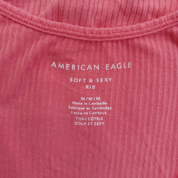American Eagle Outfitters Pink Tank Top Sz M - Picture 6 of 7